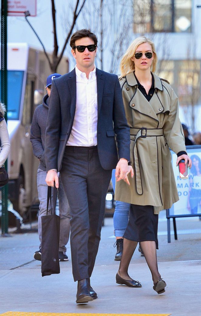 Karlie Kloss with her boyfriend Joshua in New York City