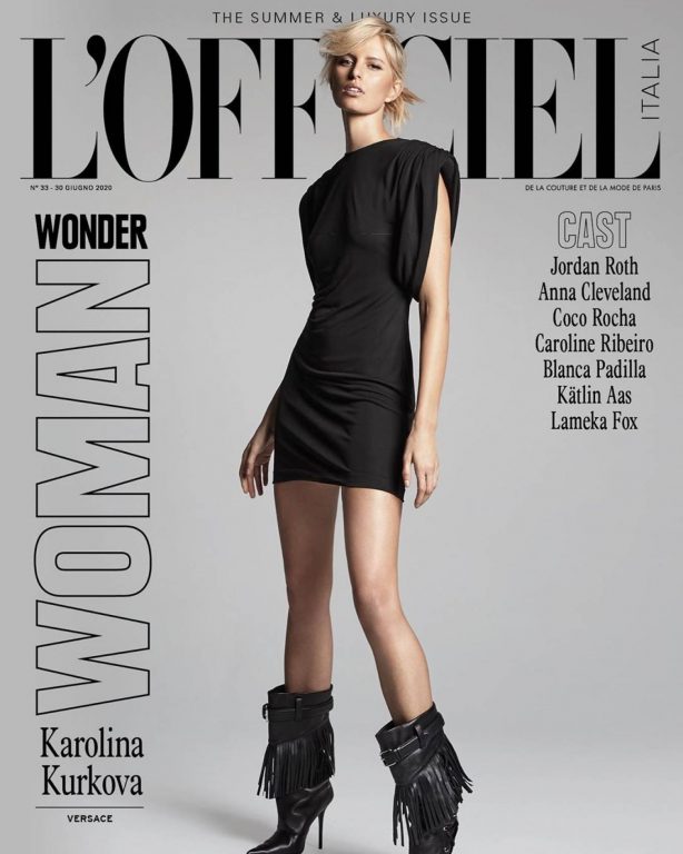 Karolina Kurkova for L'Officiel Italy - The Summer & Luxury Issue 2020