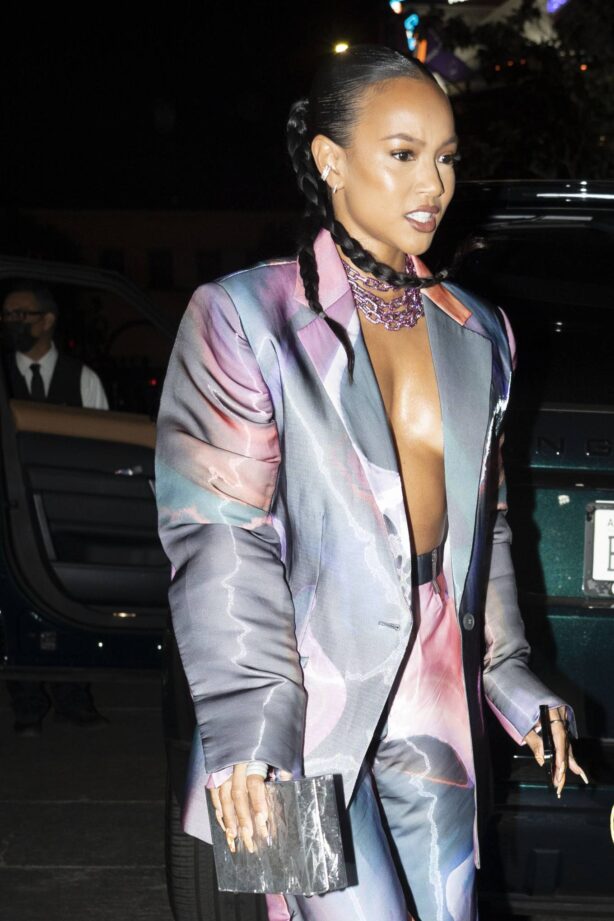 Karrueche Tran - Arriving at 'A Night For Young Hollywood' hosted by Vanity Fair in Hollywood