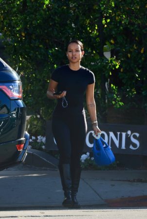 Karrueche Tran - Pictured at Cecconi's after enjoying lunch in West Hollywood