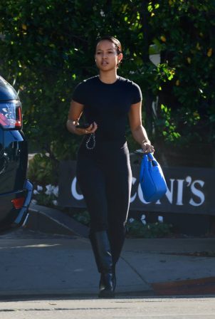 Karrueche Tran - Seen at Cecconi's after lunch in West Hollywood