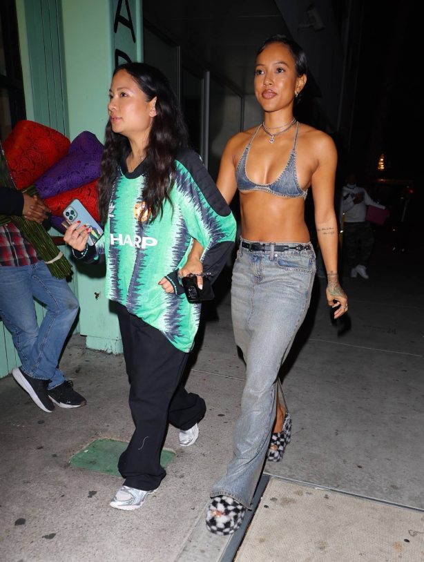 Karrueche Tran - Seen at Travis Scott’s concert after party in Hollywood