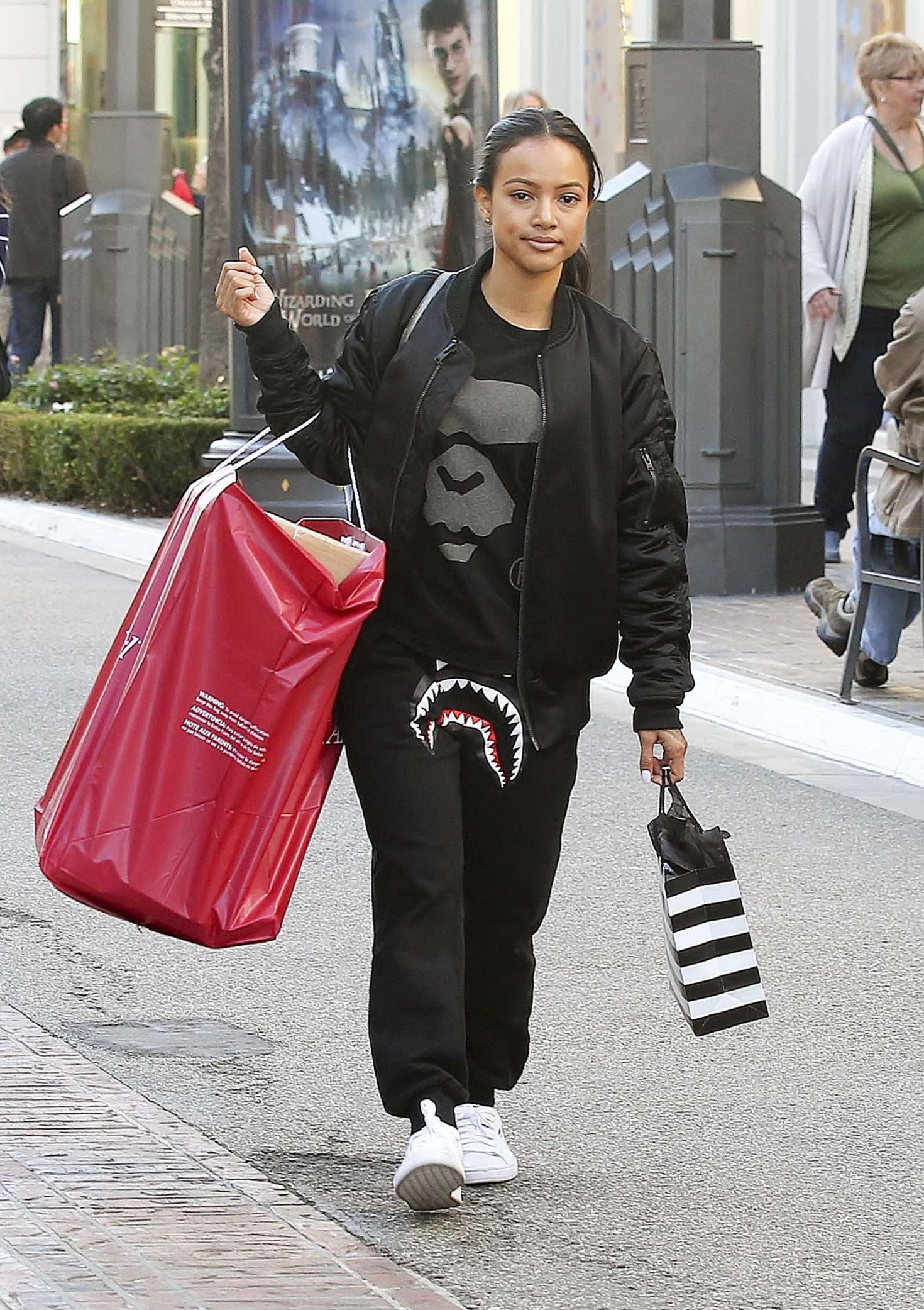 Karrueche Tran - Shopping at American Girl and Sephora in Hollywood