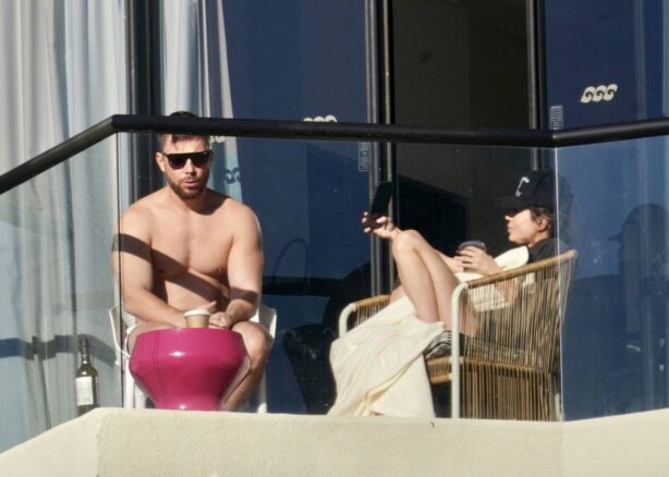 Kasey Osborne - Seen on the balcony at the QT hotel on the Gold Coast