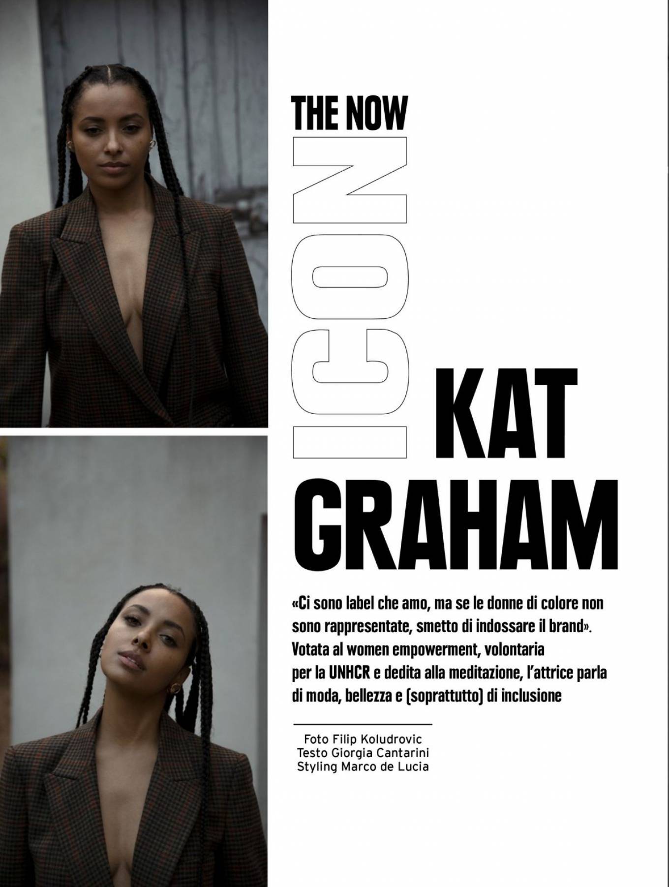 Kat Graham – L’Officiel Italy – Fall – Winter 2020