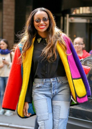 Kat Graham in Jeans Out in NYC