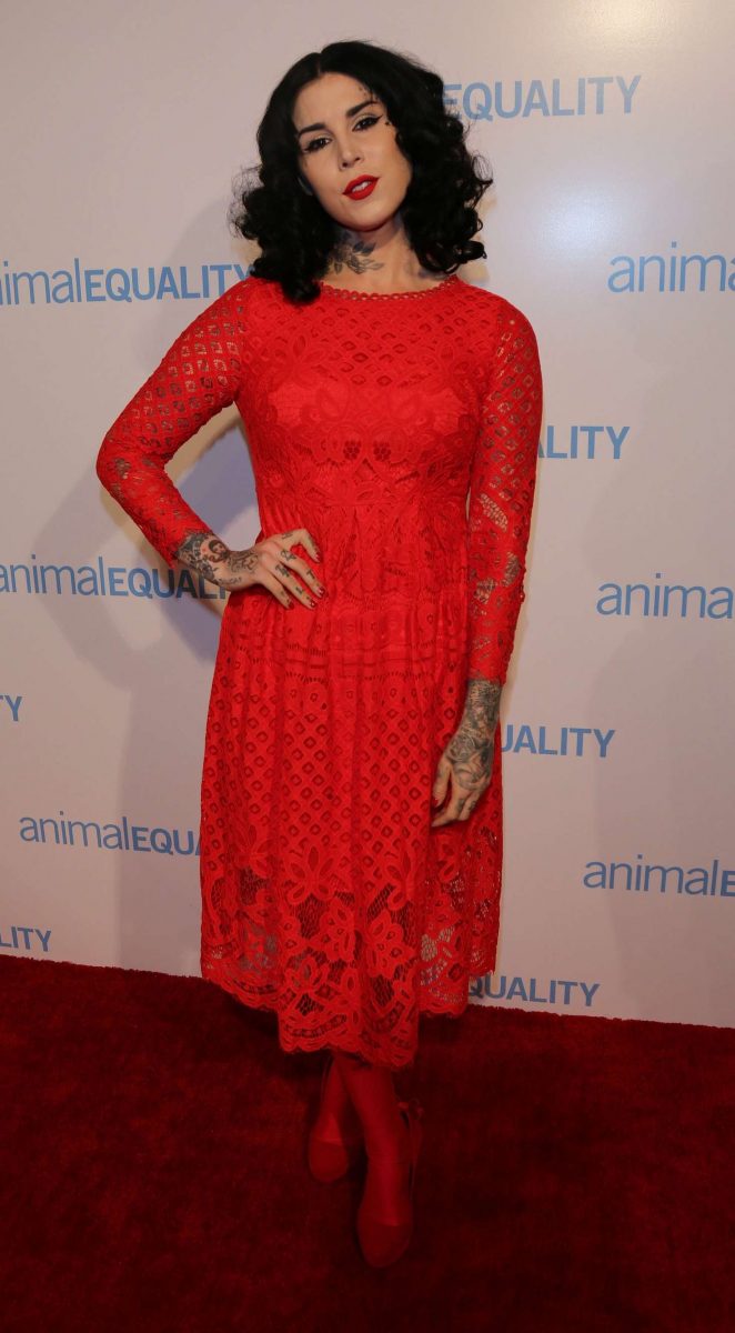 Kat Von D - Animal Equality 10th Anniversary Celebration Honoring Moby in LA