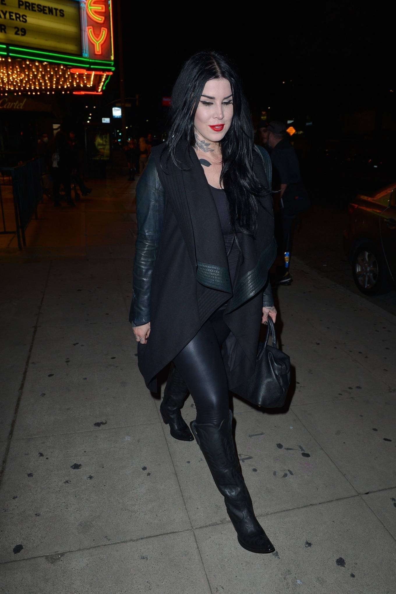 Kat Von D - Arrives for the 'Goldenvoice Presents Prayers' in Los Angeles