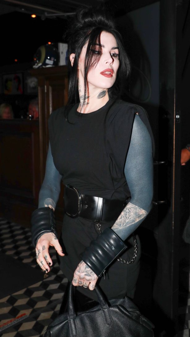 Kat Von D - Arriving for a night out at Craig's in West Hollywood