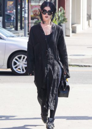Kat Von D out in West Hollywood