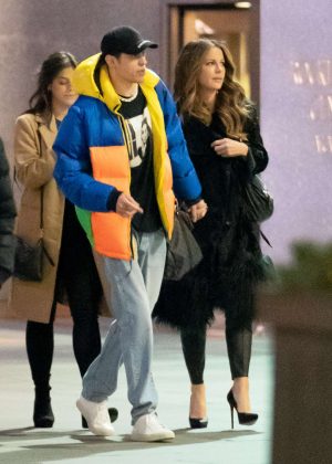 Kate Beckinsale and Pete Davidson - Arrives at SNL After Party in NYC