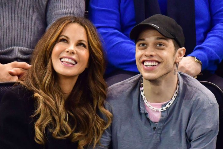 Kate Beckinsale and Pete Davidson - New York Rangers game in New York