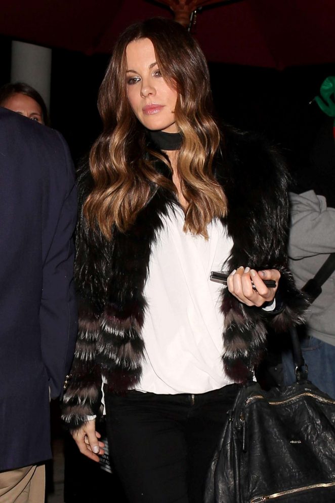 Kate Beckinsale at Craig's for dinner in Los Angeles