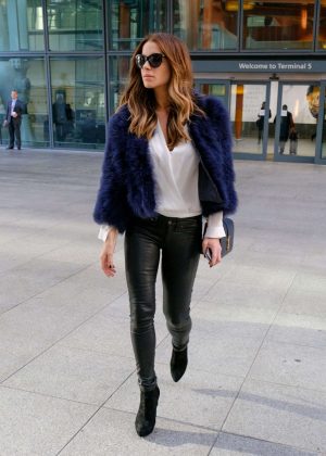 Kate Beckinsale at Heathrow Airport in London