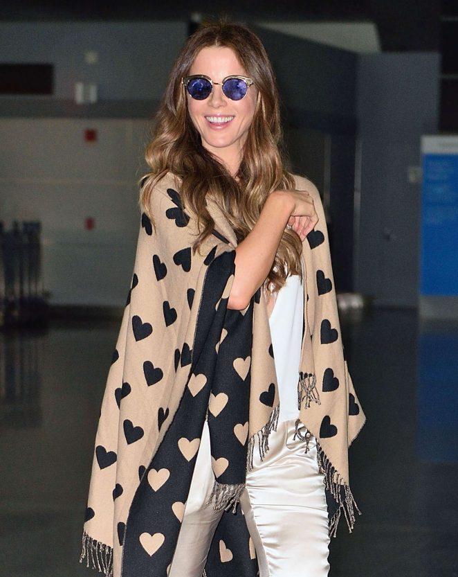 Kate Beckinsale at JFK Airport in New York City