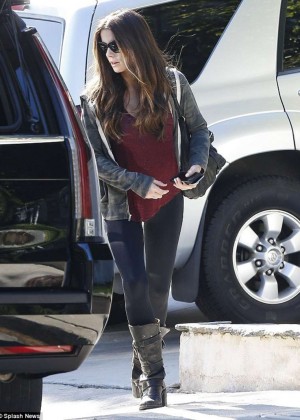 Kate Beckinsale in Tights Out in LA
