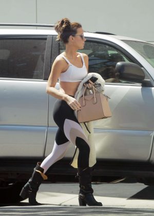 Kate Beckinsale - Leaving the gym in Beverly Hills