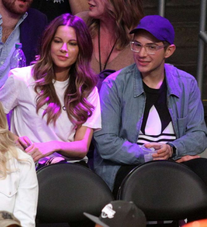 Kate Beckinsale - Los Angeles Lakers vs The Cleveland Cavaliers Game in LA