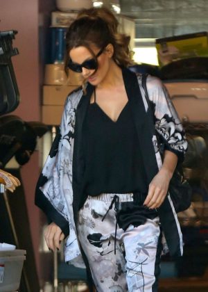 Kate Beckinsale out running errands in Brentwood
