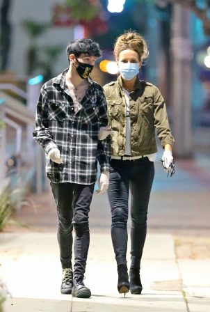 Kate Beckinsale seen with her boyfriend in Los Angeles