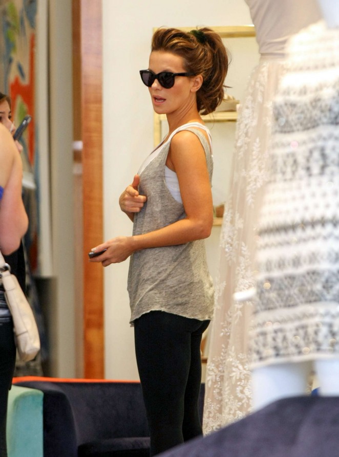 Kate Beckinsale in Tight Jeans Shopping in LA