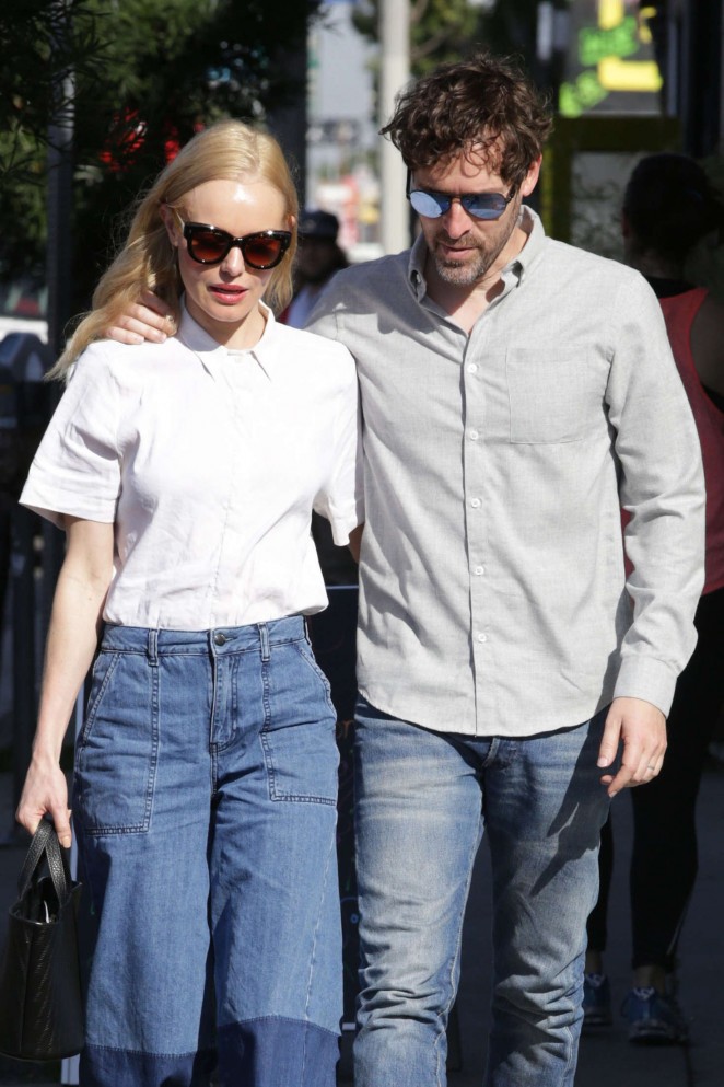 Kate Bosworth and husband Michael Polish Out in West Hollywood