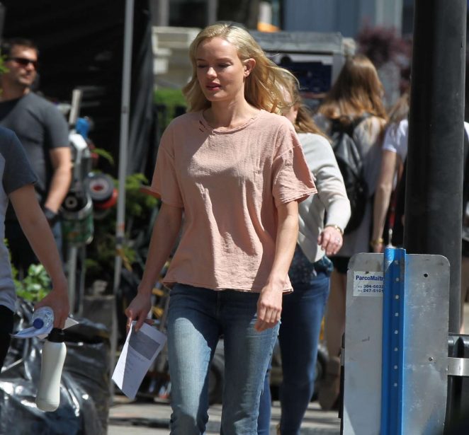 Kate Bosworth - Filming 'Art of More' in Montreal