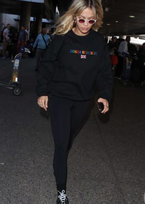 Kate Bosworth in Tights at LAX Airport in Los Angeles