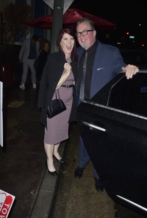 Kate Flannery - Seen at the White Wolf Restaurant in Hollywood