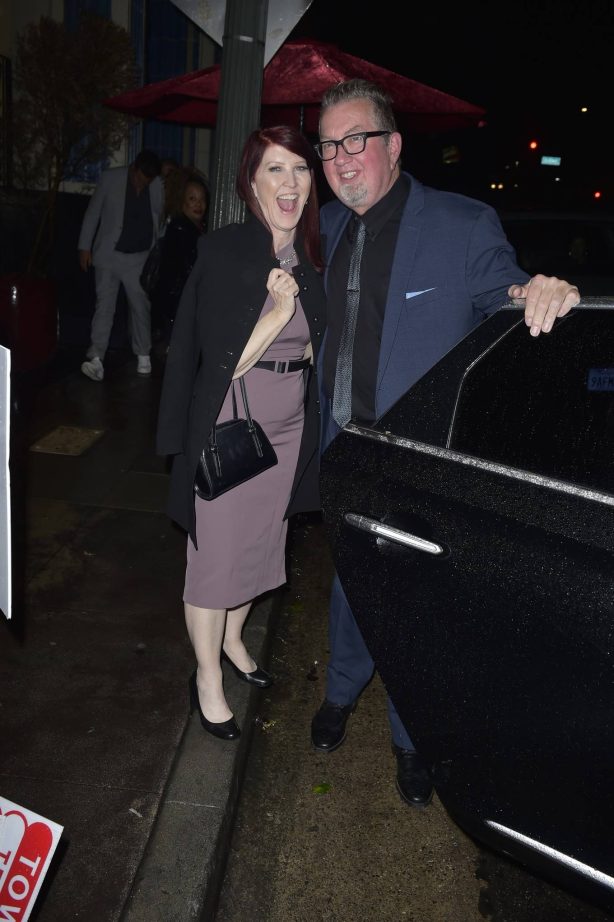 Kate Flannery - Seen at the White Wolf Restaurant in Hollywood