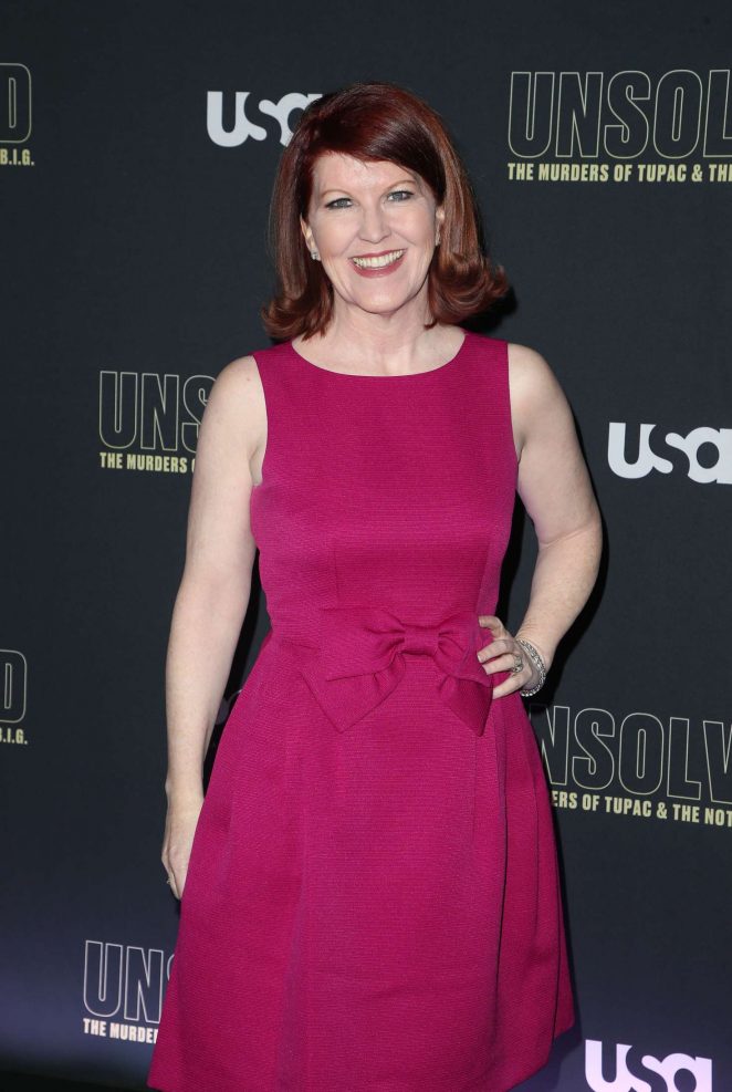 Kate Flannery - 'Unsolved The Murders of Tupac and The Notorious B.I.G.' Premiere in LA