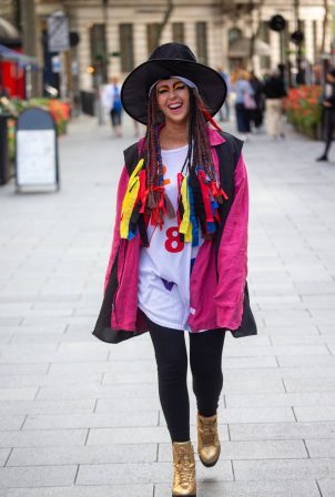 Kate Garraway - Dressed as Boy George to support Global's Make Some Noise Charity Day