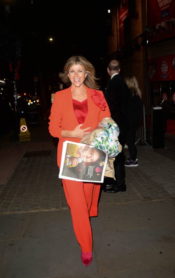 Kate Garraway - Leaving The Sun's 'Who Cares Wins' Awards in London