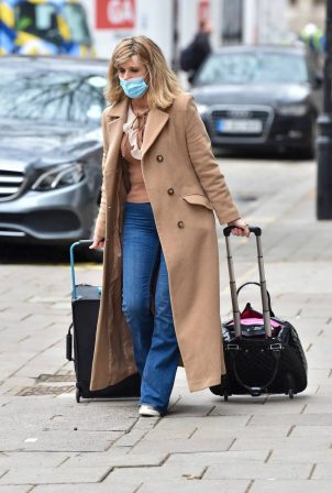 Kate Garraway - Pictured arriving for her Smooth Radio Show