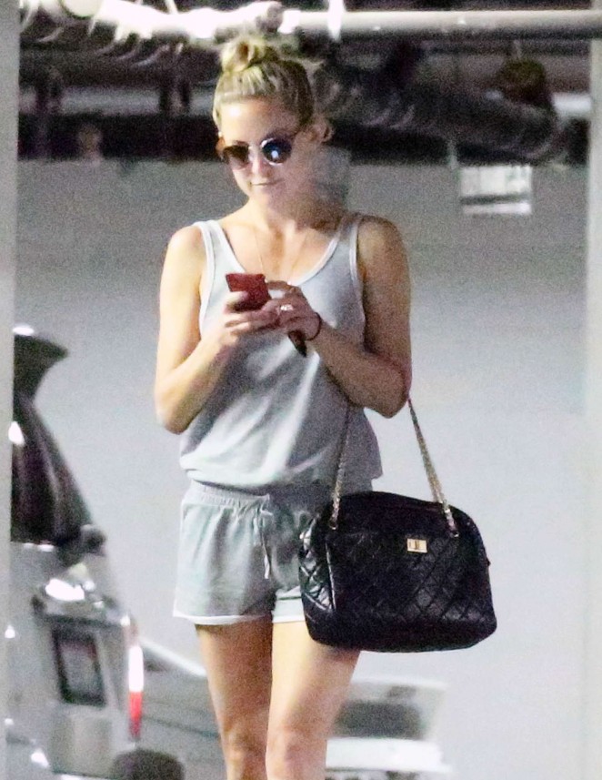 Kate Hudson in Shorts out in Beverly Hills