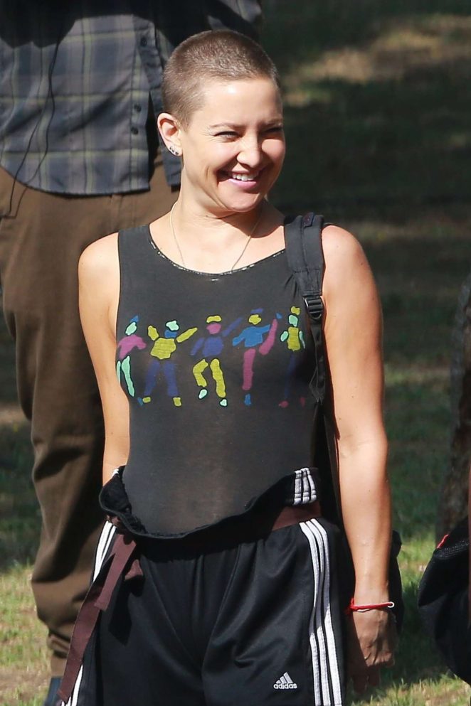 Kate Hudson on the set of her new movie 'Sister' in Los Angeles