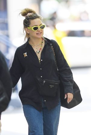 Kate Hudson - Seen with her family in Manhattan