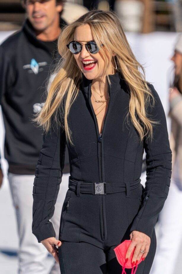 Kate Hudson - Stuns in Aspen at World Snow Polo Finals