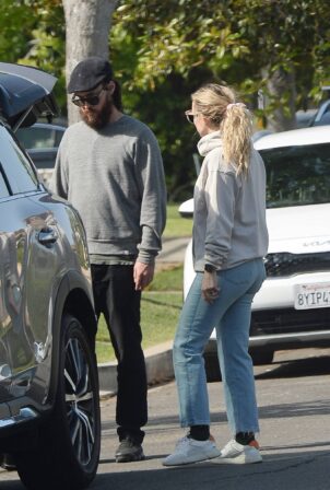 Kate Hudson - With Danny Fujikawa head to her sons baseball game in Los Angeles