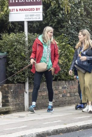 Kate Lawler - Seen with her pooch Shirley in London