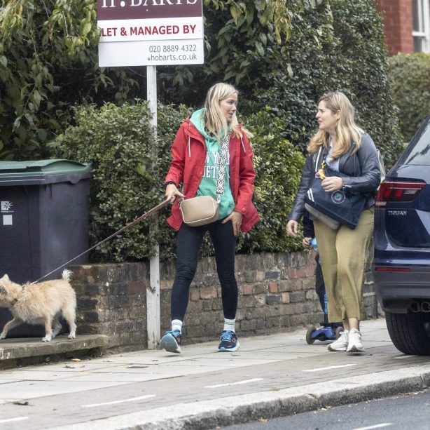 Kate Lawler - Seen with her pooch Shirley in London