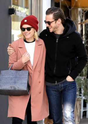 Kate Mara and Jamie Bell out shopping in Beverly Hills