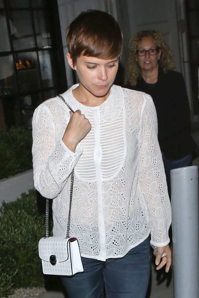 Kate Mara at Gracias Madre in West Hollywood
