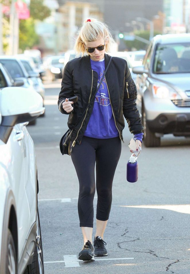 Kate Mara  in Tights Out and About in Los Angeles