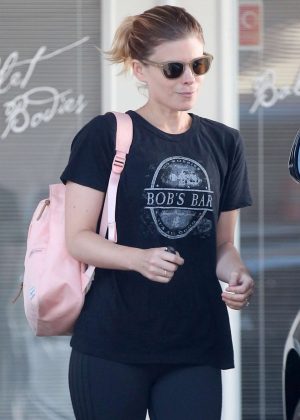 Kate Mara leaves her workout in Hollywood