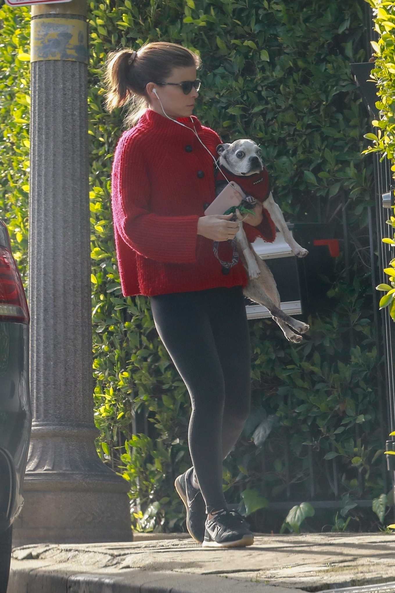 Kate Mara â€“ Out with her pup in Los Feliz