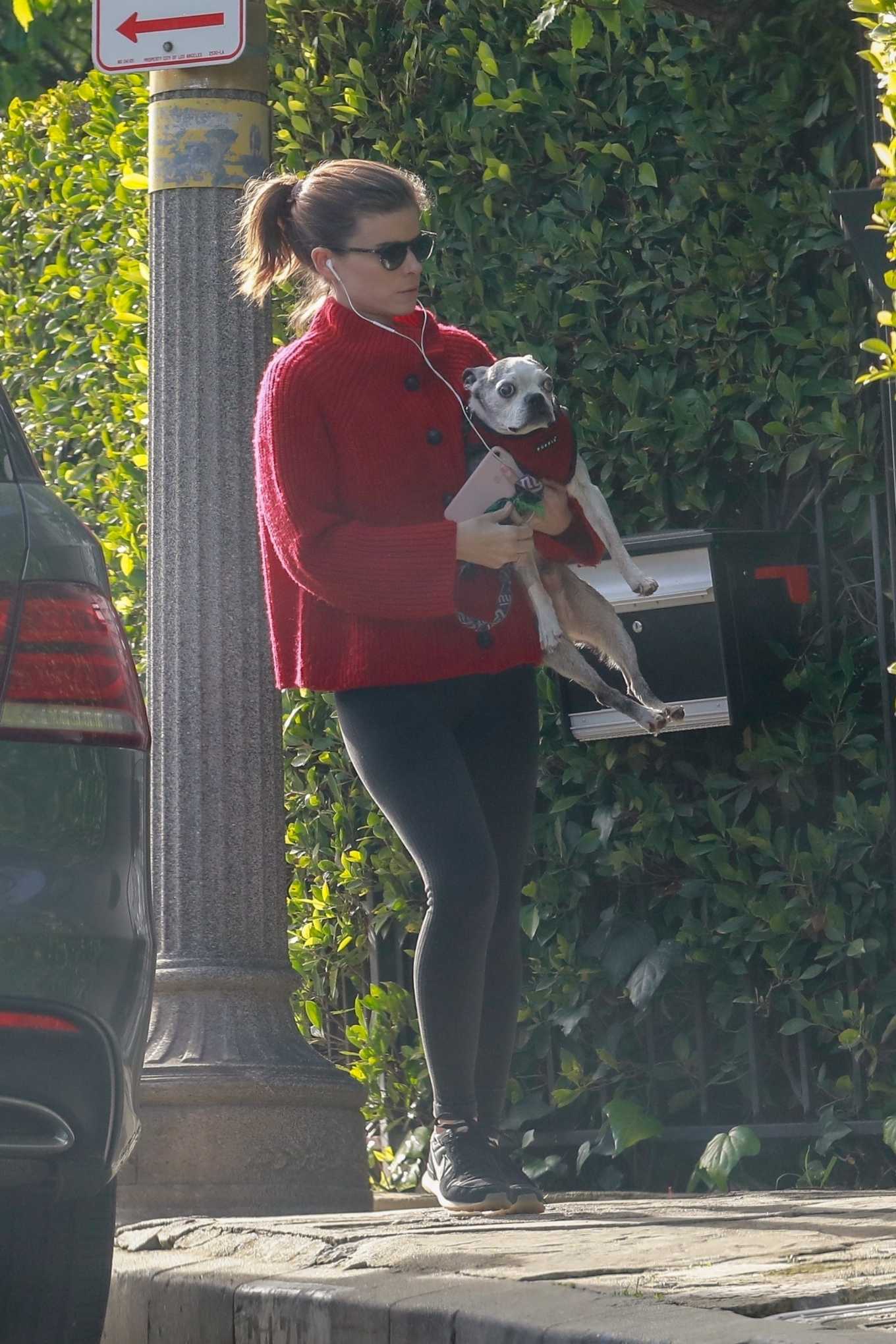 Kate Mara â€“ Out with her pup in Los Feliz