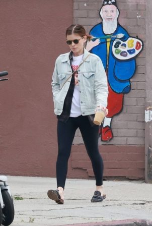 Kate Mara - Seen after Pilates class in Los Feliz