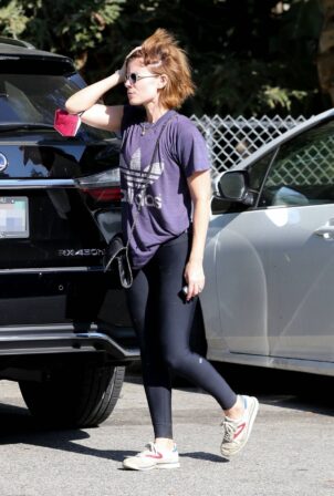 Kate Mara - Takes her daughter to play at Griffith Park in Los Feliz