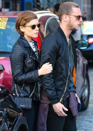 Kate Mara with boyfriend out in New York City